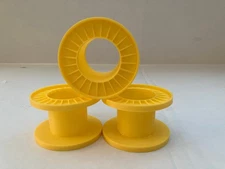 (3) Lionel Compatible Yellow Cable Reels 3D Printed