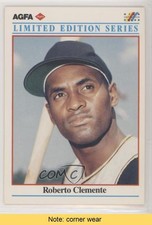 1990 AGFA Film Limited Edition Series Roberto Clemente #8 HOF READ 0m0