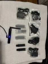 6Pcs DMX Wireless 5 Female Receivers &1 Male Transmitter Control 2.4G Dfi DJ ...