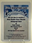 2025 Topps Signature Dylan Harper Base (RAW)