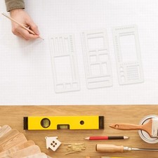 3Pcs Journal Stencil Planner Tracker Template Hollowed Versatile Ideas Goals