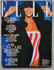 French Magazine Elle May.1986 Photo Cover G.Bensimon, Stéphanie Seymour Inside 