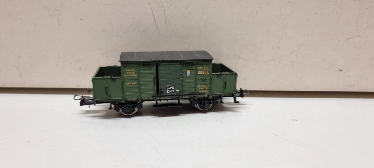Lot De 3 Wagons De Marchandises Trix Express HO - 2 Rails - En Boîtes - Occasion