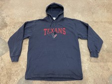 Houston Texans Hoodie Sweatshirt Mens Medium Blue NFL Football NFL Team Apparel