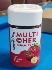 Nature's Key Multi multivitamin for Her Gummies Strawberry 90 gummies EXP 12/25