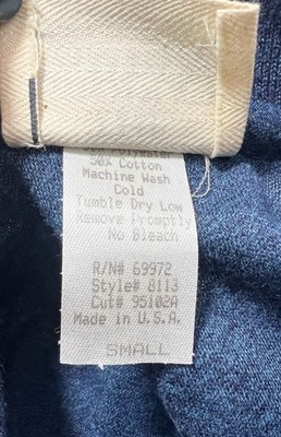 mi Produce Company Women's Short Sleeve size S Blue Button Down