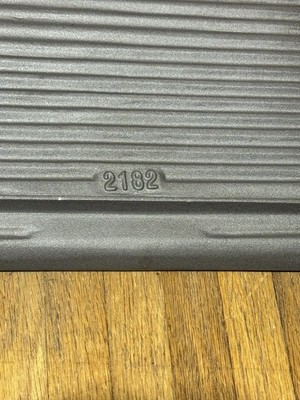 Bon Chef 2182 Cast Pewter Aluminum Rectangle Grill Tile Pan 13x21 3/8 
