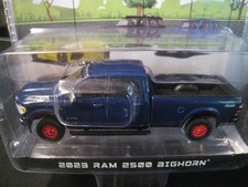 Greenlight Target Exclusive Blue 2023 Dodge Ram 2500 Bighorn Truck - Red Chase