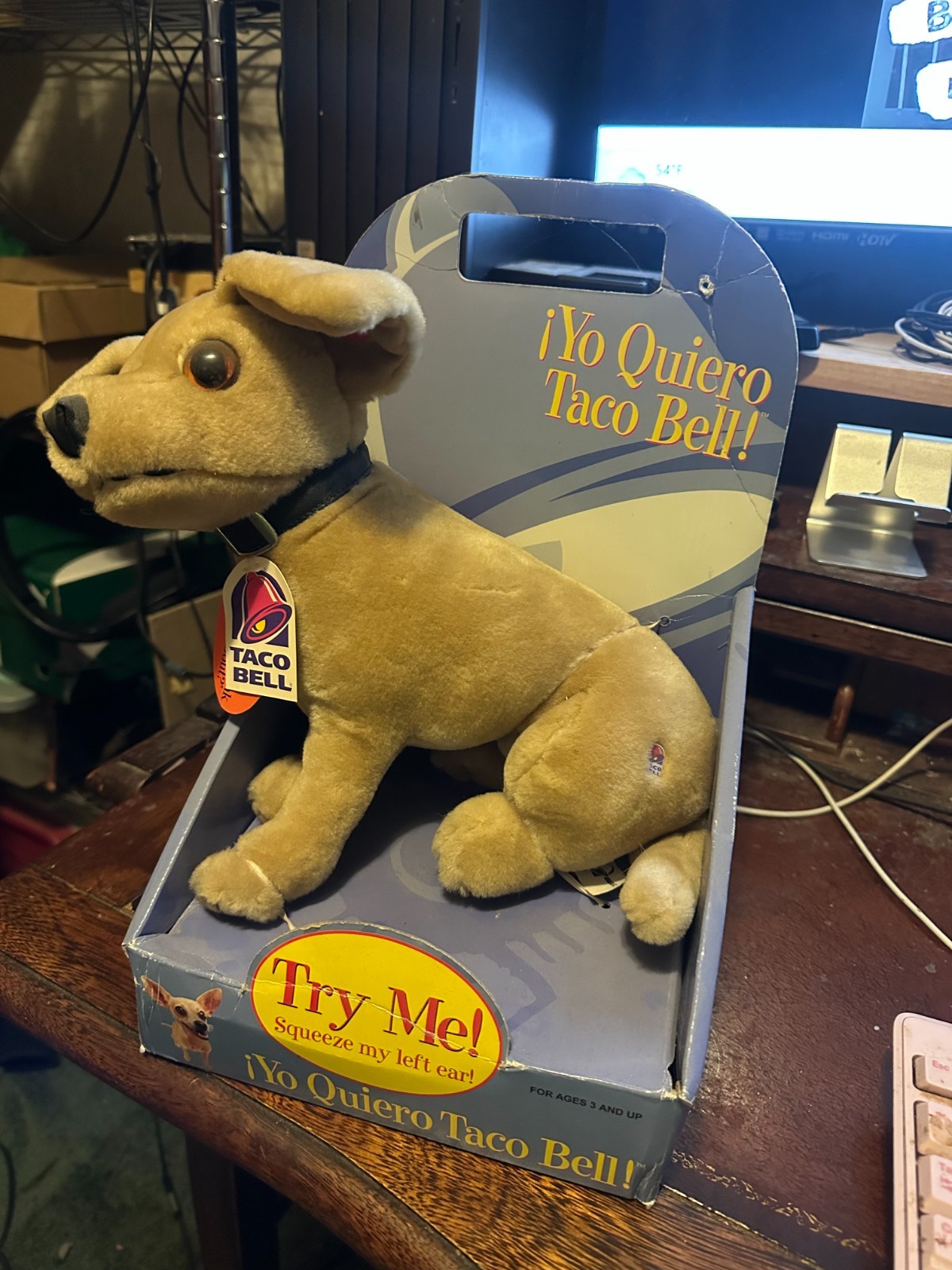 Taco Bell Talking Dog in Box