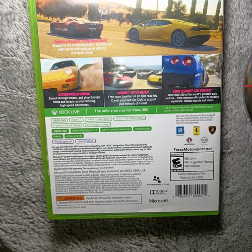Forza Horizon 2 Xbox 360 Complete In Box CIB E-Manual Tested Working - Picture 5 of 24