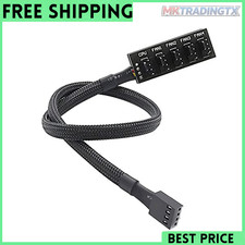 PWM Fan Hub PC CPU Cooling 4 PIN/3PIN Power Fan Extension Cable Hub Splitter