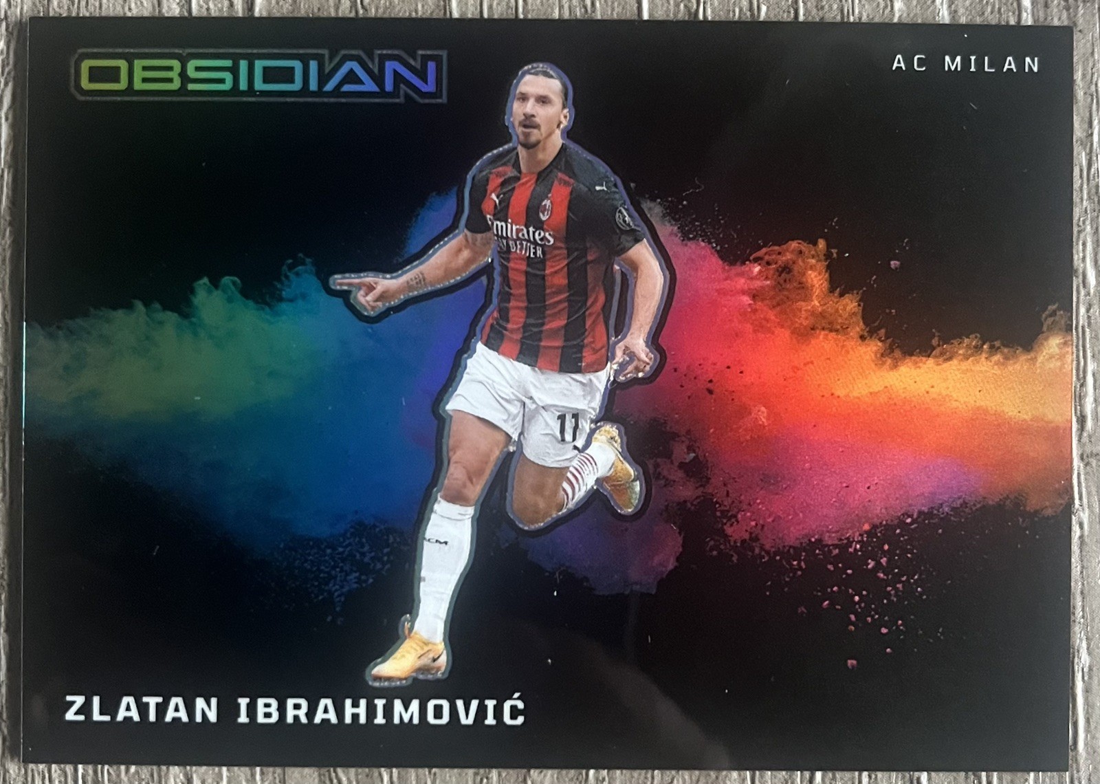 2023-24 Panini Obsidian - Black Color Blast Zlatan Ibrahimovic #1