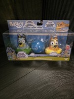 Bluey Family Toys Blue Shower Bath Jet 3pcs Kids Birthday Cute Gifts