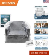 Clear Plastic Moving Chair Furniture Covers for Storage