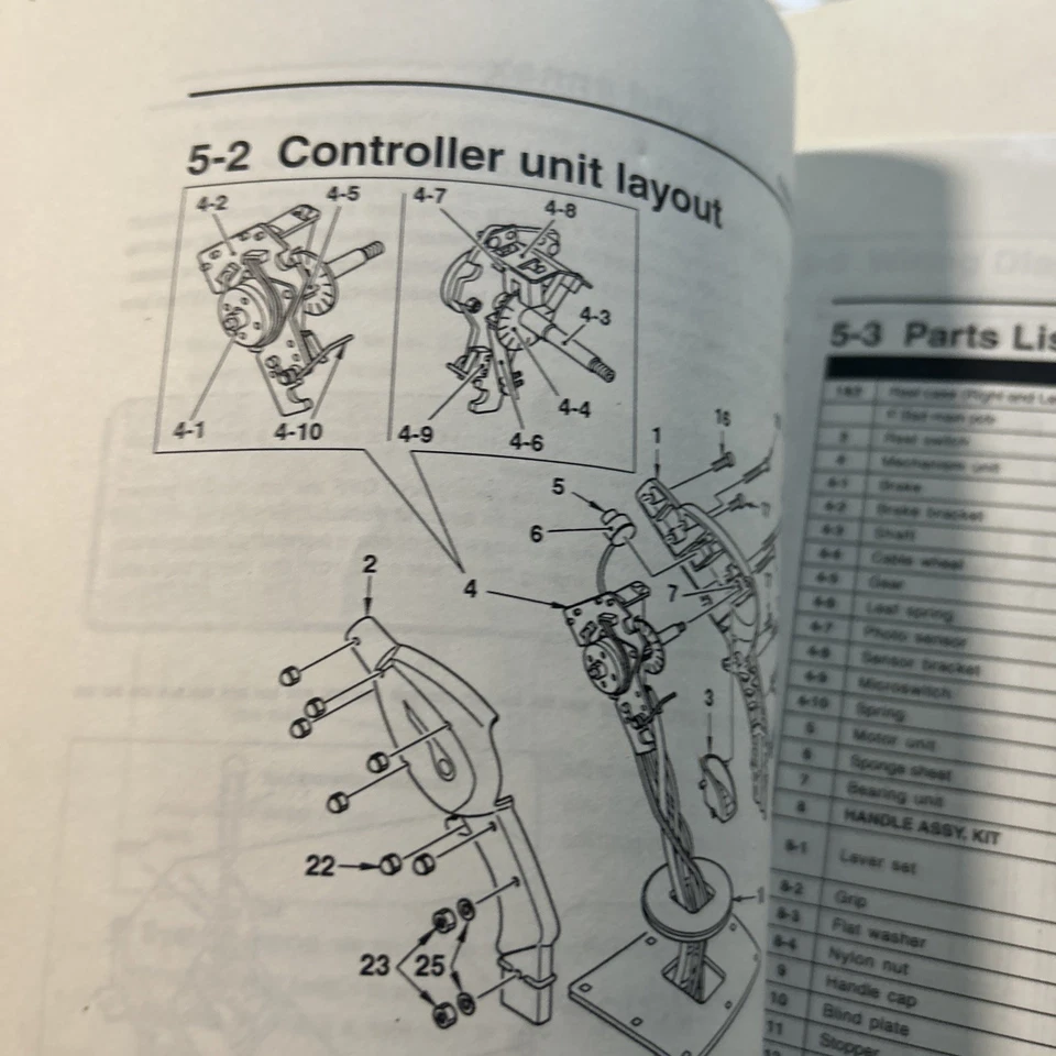 original Factory  arcade video game manual Fisherman'S Bait Bass Challenge - Image 4 of 4