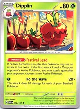 Dipplin 018/167 Uncommon Twilight Masquerade Pokemon Near Mint