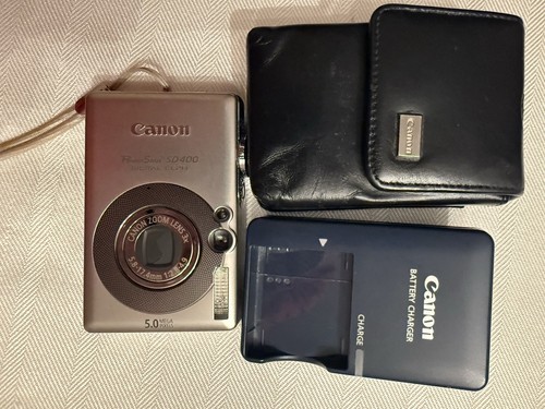 Canon PowerShot SD400 Digital Elph Camera Original Box Bundle Tested Working - Picture 9 of 17