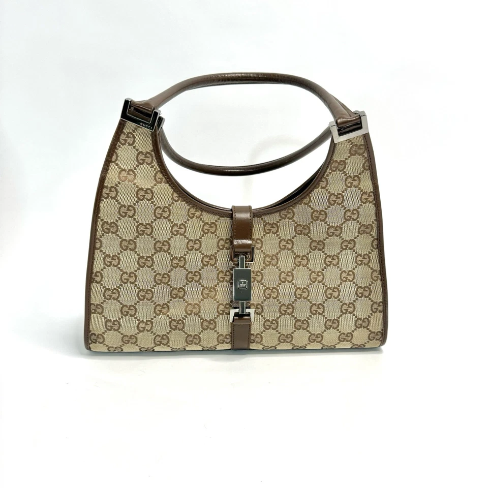 Gucci GG Monogram Canvas Bardot Jackie shoulder bag small - Image 2 of 4