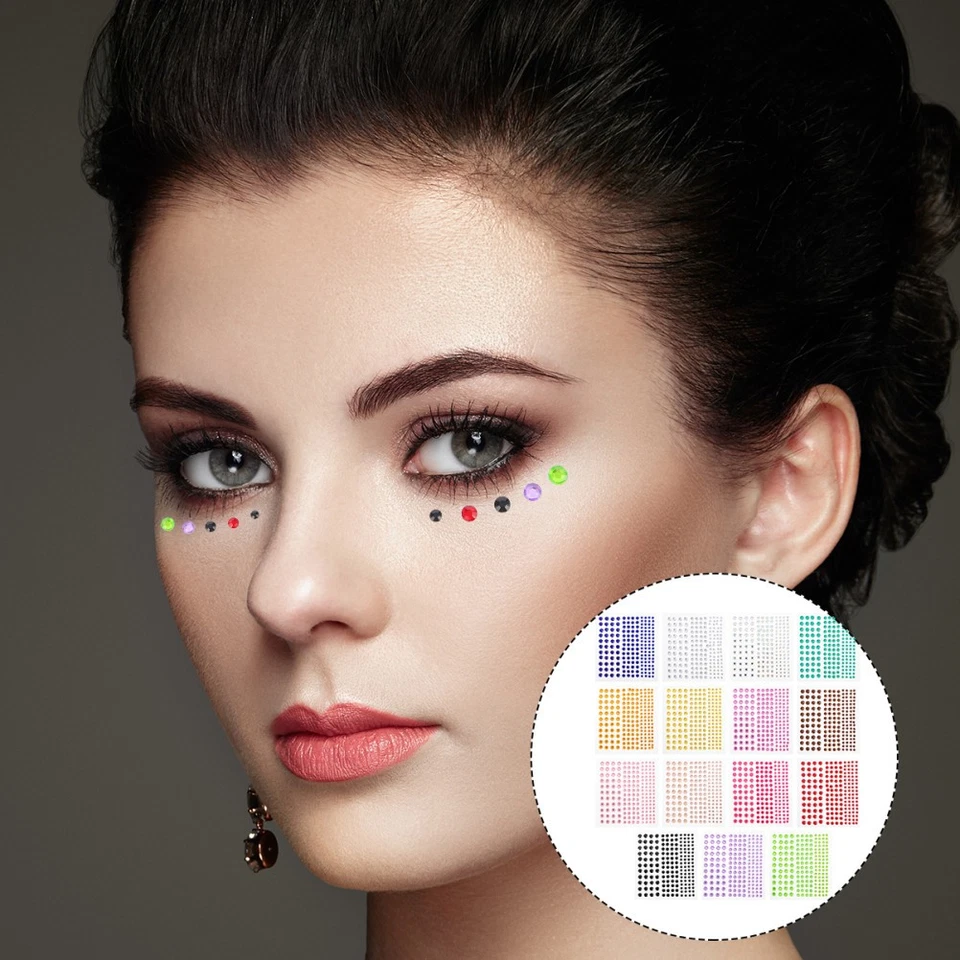 30 Blätter Acryl Diamant Kreativer Aufkleber Nail Art Aufkleber Glänzende - Bild 4 von 4