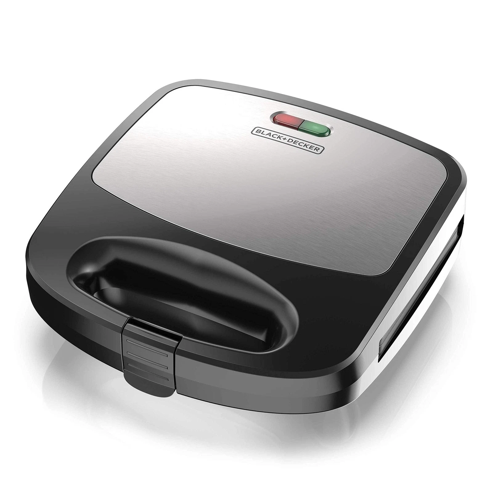 Iron 3-in-1 Grill Sandwich Press Non Stick Compact WM2000SD Waffle BLACKDECKER
