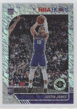 2019-20 Panini NBA Hoops Premium Stock Shimmer Prizm Justin James #244 0y59
