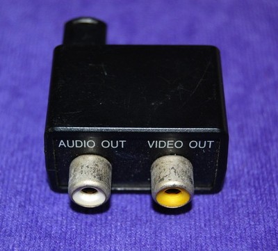 Vintage Audio Out Video Out Connector Plug