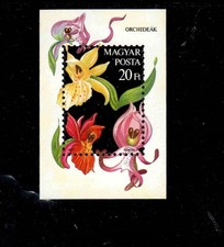 HUNGARY #3093 1987 ORCHIDS MINT VF NH O.G S/S