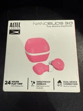 Altec Lansing Earbuds nanobuds 3.0 Wireless bluetooth bt MZX5001-EPNK New