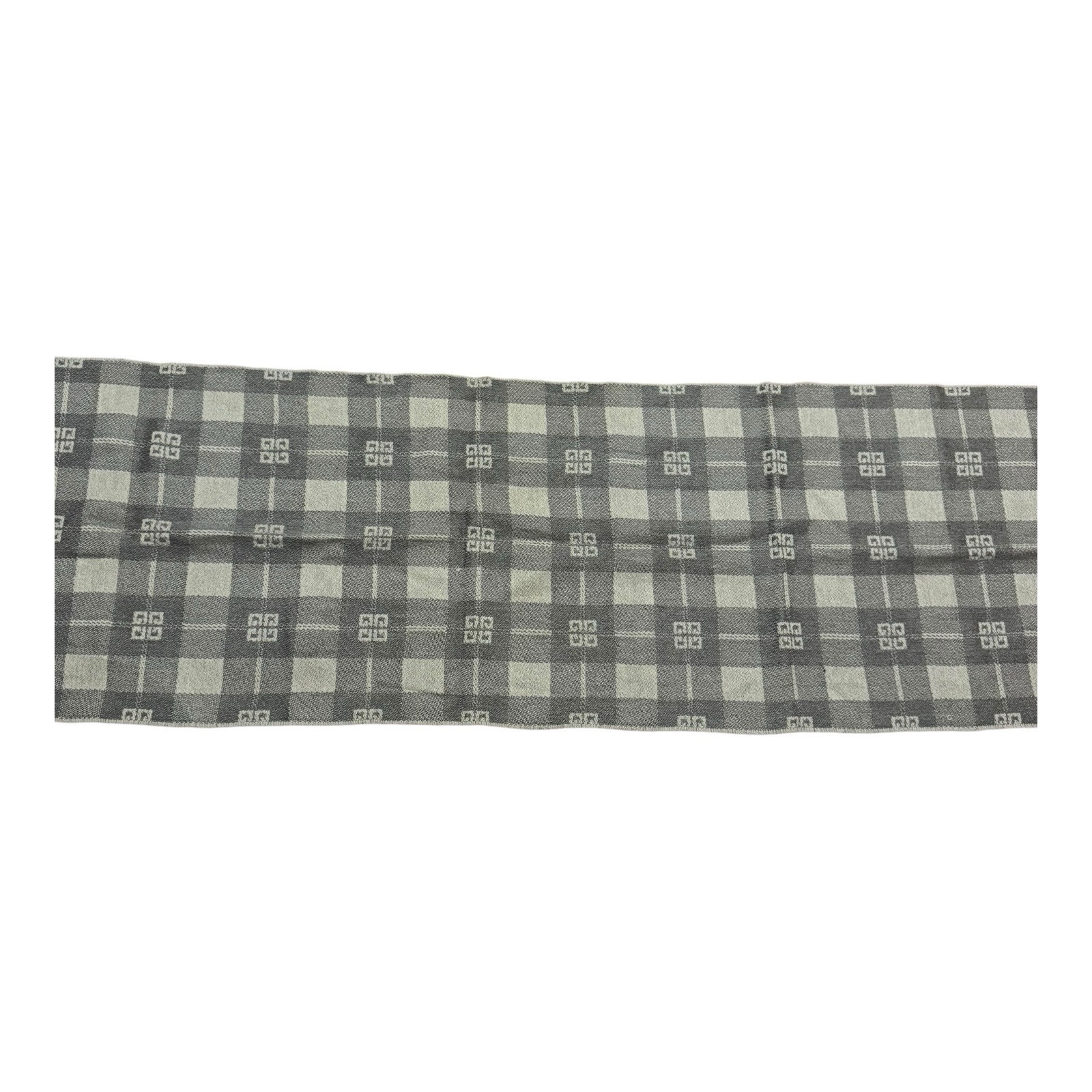 Givenchy Gray Patterned Scarf - image 4