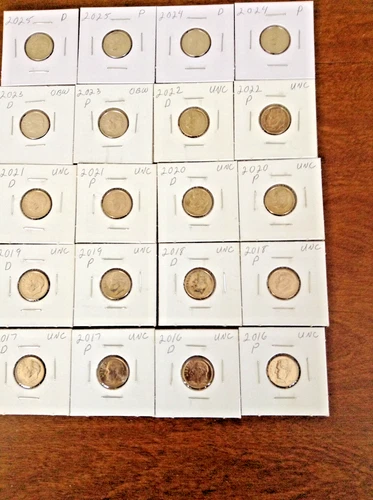 1965 - 2025 P & D ROOSEVELT DIMES Complete Set