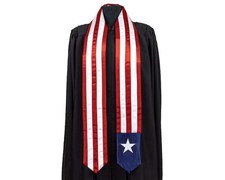Liberia Flag Graduation Sash/Stole International Study Abroad Adult Unisex