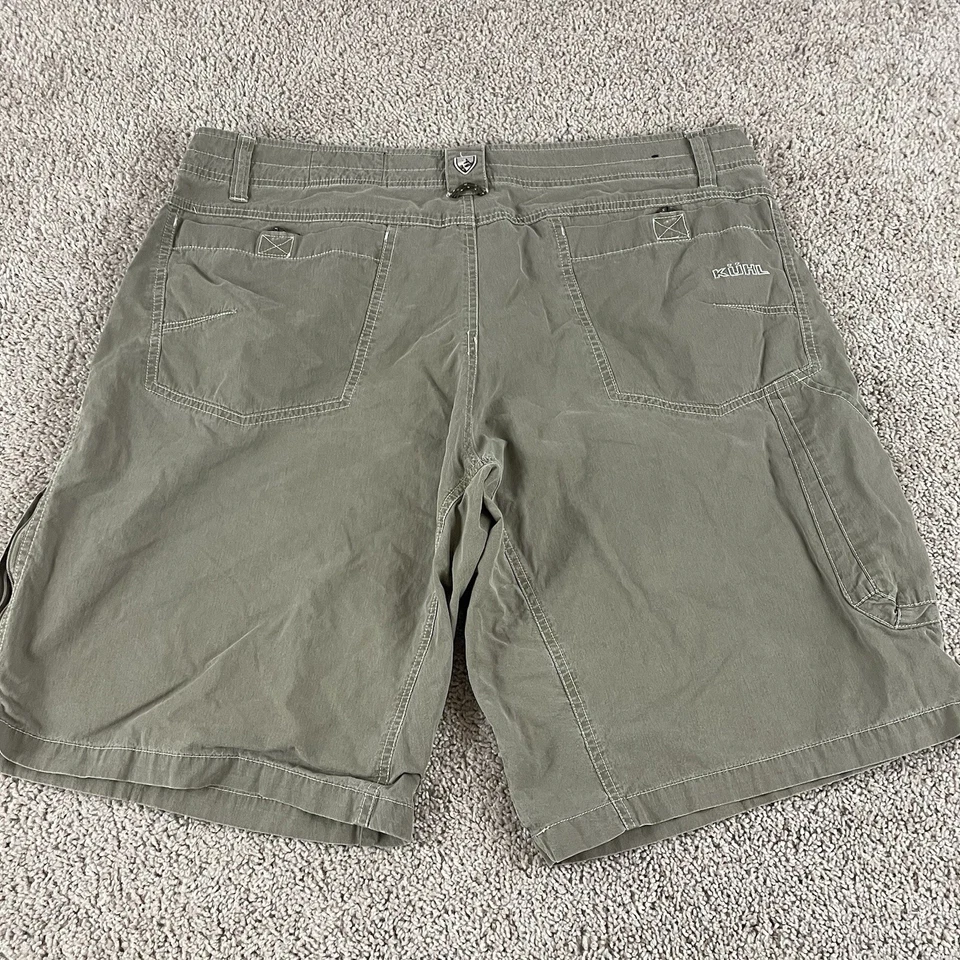 KUHL Renegade Cargo Shorts Men’s Size 38 Hiking Outdoors Tan Patina Dyed F239 - Image 2 of 4