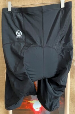Short de cyclisme Canari homme XL rembourré noir gel extensible vélo