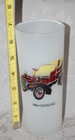 Frosted Tom Collins Glass w/ 1904 Open Carriage Style Cadillac Automobile Image — photo 6