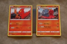 Pokemon TCG Vivid Voltage SLUGMA 27/185 + MAGCARGO 28/185