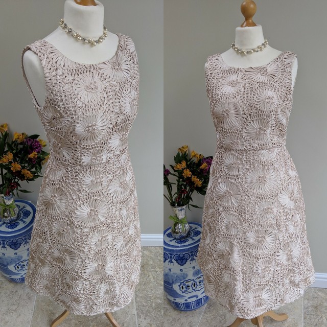 M/&S Collection Red Sequin Shift Dress Sz UK 8 long /& 10 16 regular /& 14 short
