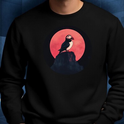 Parrot Bird Moon Sweatshirt Cosy and Perfect for Any Occasion S to 4XL