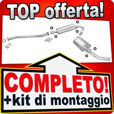 Scarico Completo per FIAT DUCATO II 1.9 2.5 D per senza CAT. Marmitta