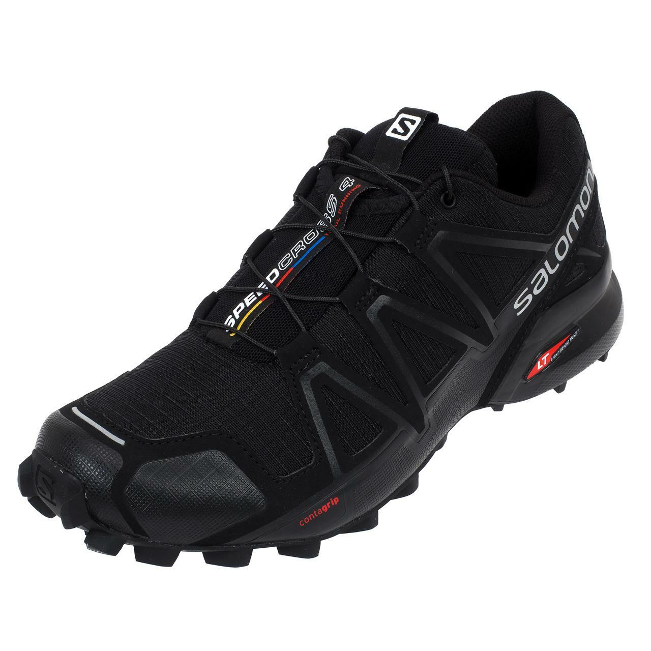 Zapatos Running Rastro Salomon Speedcross 4 Negro Run Negro 24188 - Nuevo Zapatos Running Rastro Salomon Speedcross 4 Negro Run Negro 24188 - Nuevo