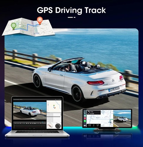 Dash Cams 4K Voiture DVR Miroir Lecteur Vidéo Sans Fil Carplay Android officiel Enregistreur Auto