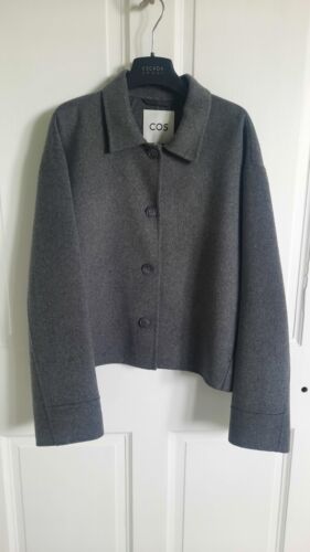 Cox Boxy Double Faced Wool Jacket Size L Worn Only A Couple Of Times - Imagen 1 de 11