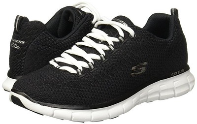 skechers black and white