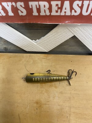 dalton special vintage fishing lure Vintage Dalton Special Wood Fishing Lure Topwater Tampa Florida 3 1/4” Body