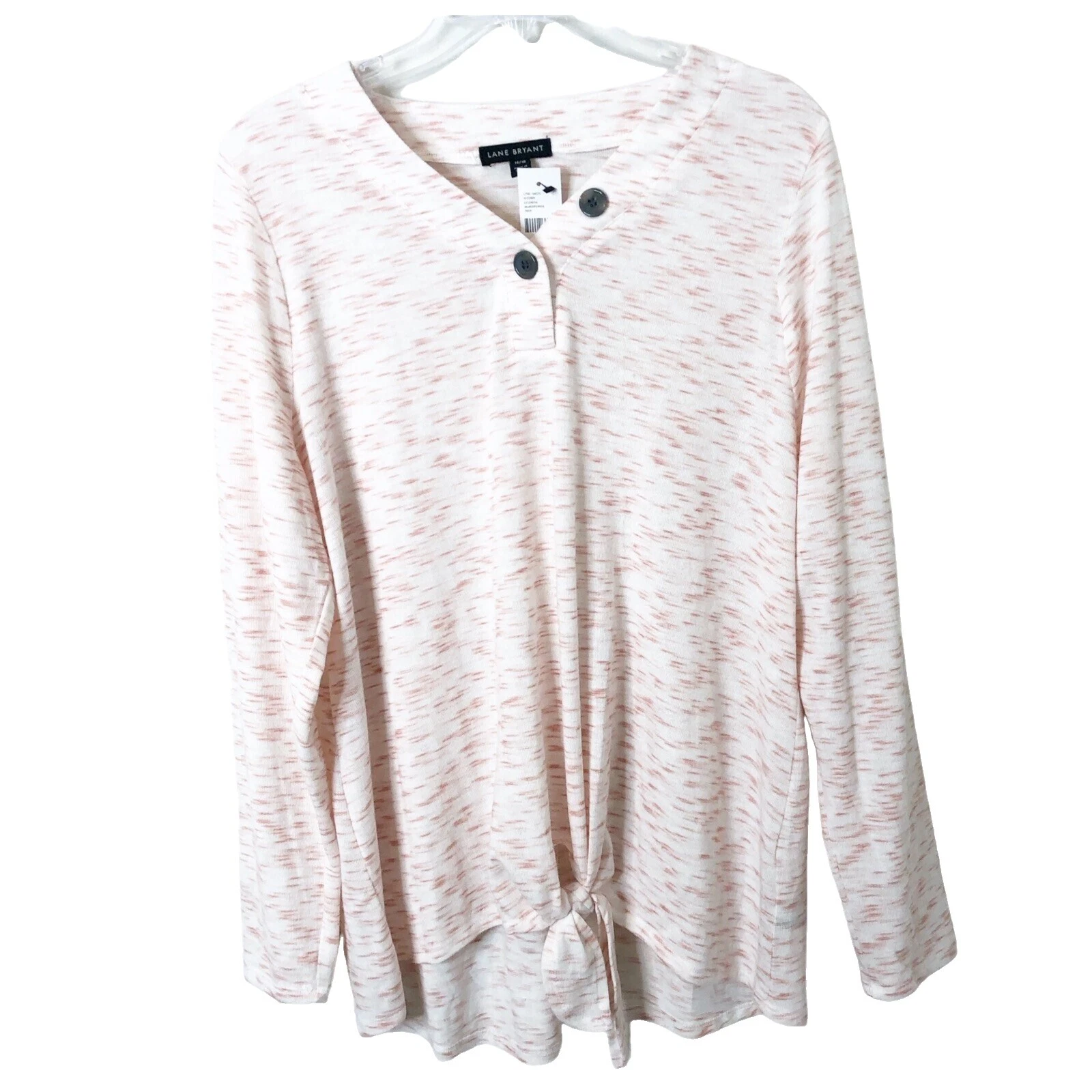 Tops casuais femininos de poliéster Lane Bryant