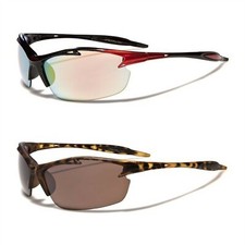 Lightweight X-Loop Wrap Design Mens Womens Sports Fashion Sunglasses