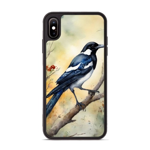 For Samsung A15 A16 S23 S24 S25 Ultra FE watercolour magpie painted Funny Covers - 第 4/25 張圖片
