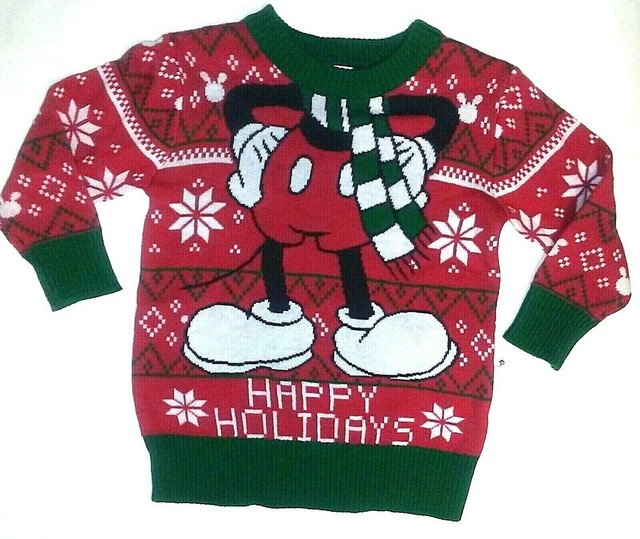 mickey mouse ugly sweater