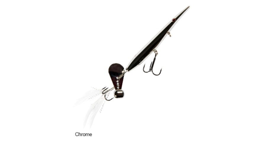 Z-Man HellraiZer Topwater Chatterbait - Chrome - 5" - 5/8oz - Bass Lure - Image 1