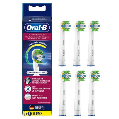Oral-B Tiefenreinigung CleanMaximizer Aufsteckbürsten, XL-Pack 6.Stk,OvP Neu