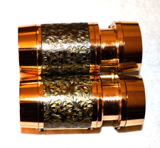 TASCO OPERA GLASSES - 24K GP - 597 - 3X - JAPAN - ORIGINAL ZIP CASE and STRAP